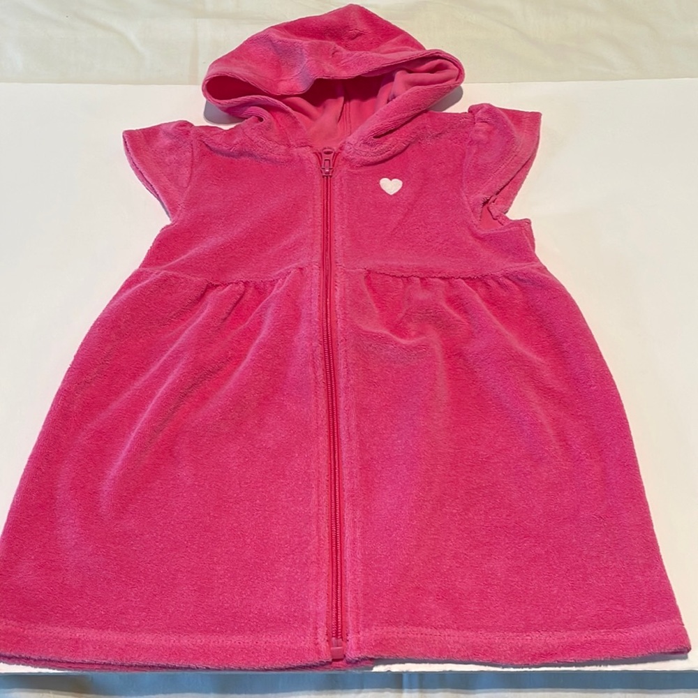 Place toddler girl towel hoodie